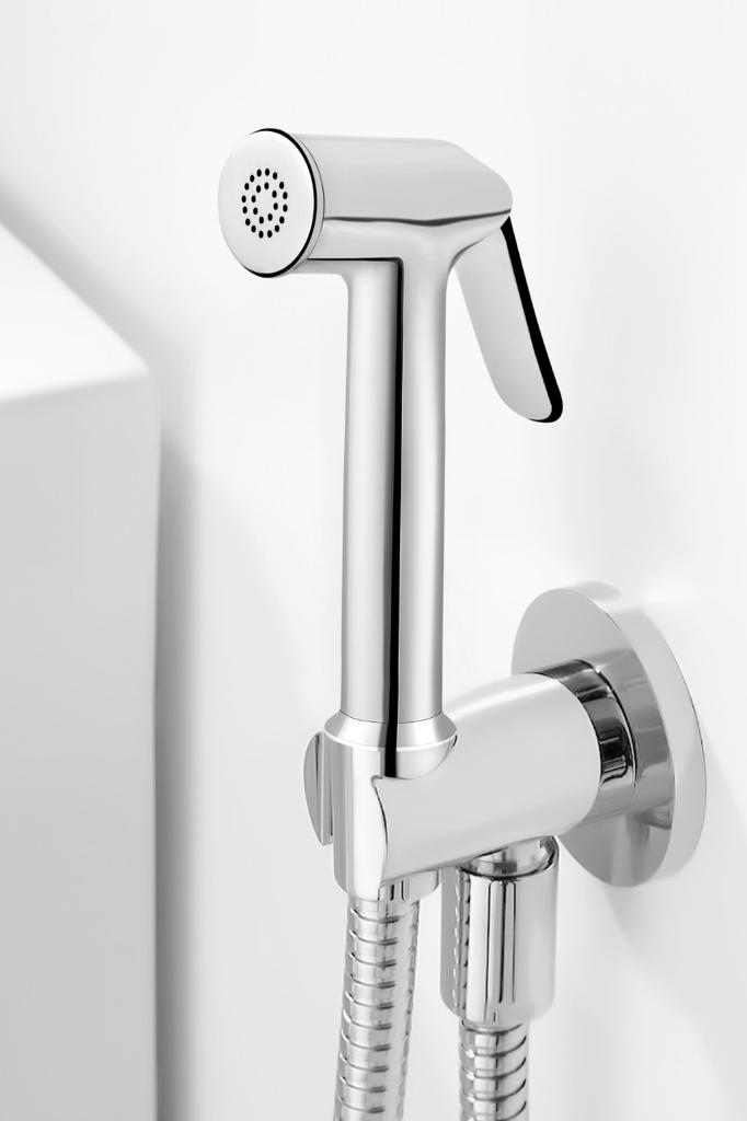 HYDRO BRASS HEALTH FAUCET WITH 1 METER HEAVY TUBE AND HOOK